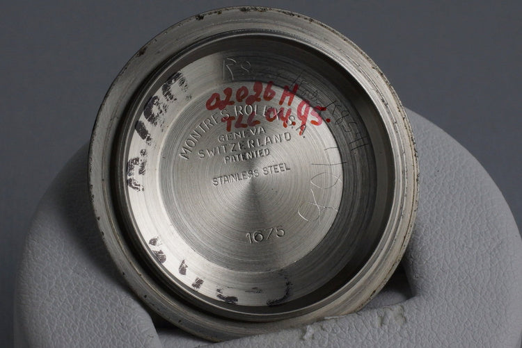 1979 Rolex Two Tone GMT 1675 Black Nipple Dial