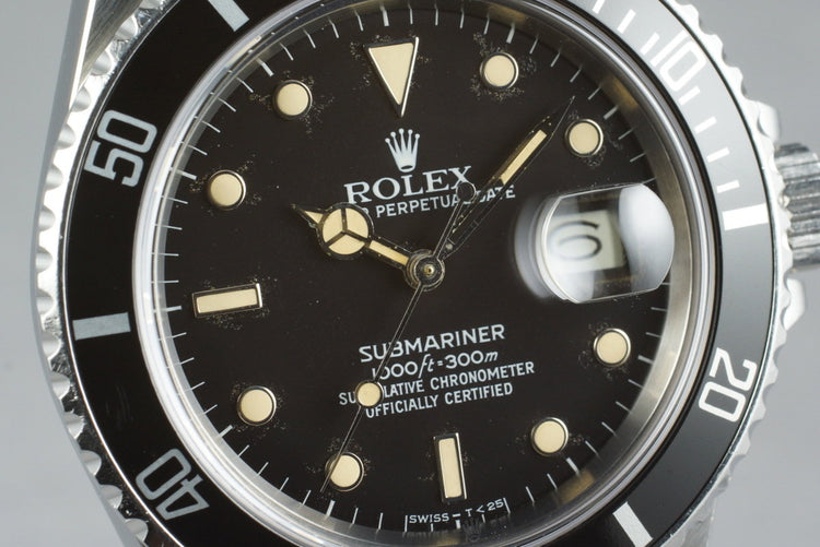 1985 Rolex Submariner 16800