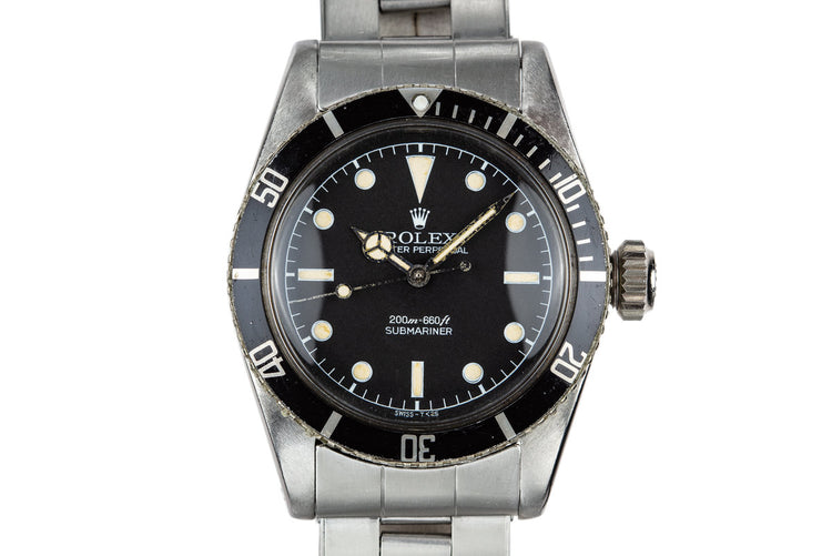 1958 Rolex Submariner 6538 "Big Crown" with Service Dial
