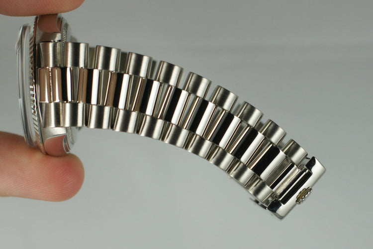 1969 Rolex 18K White Gold Day-Date 1803 with Factory Diamond Dial