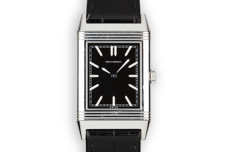 Jaeger LeCoultre Reverso 277.8.62 Black Dial with Box