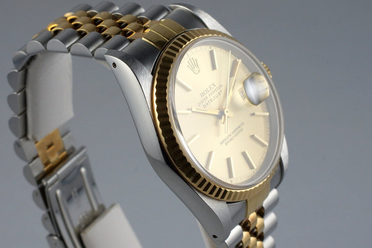 1990 Rolex Two Tone DateJust 16233