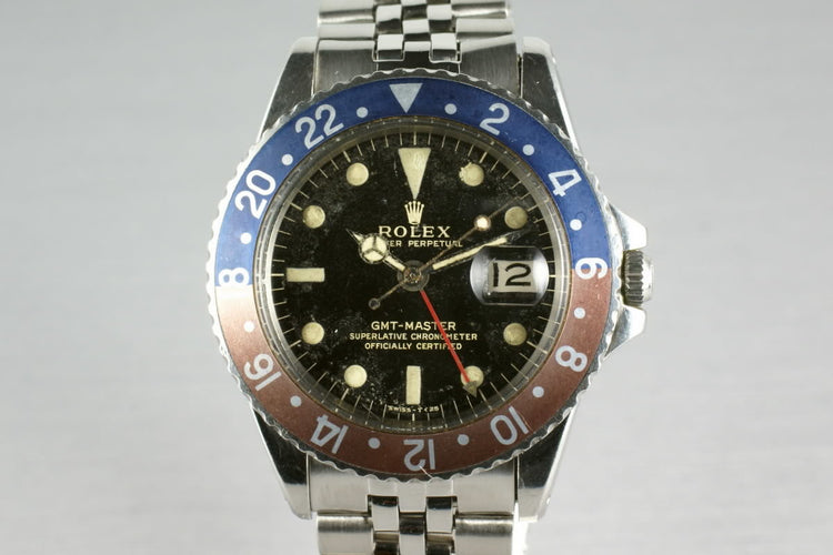 Rolex GMT 1675 Gilt Tropical Dial