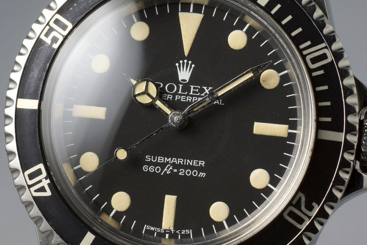 1979 Rolex Submariner 5513 Mark III Maxi Dial