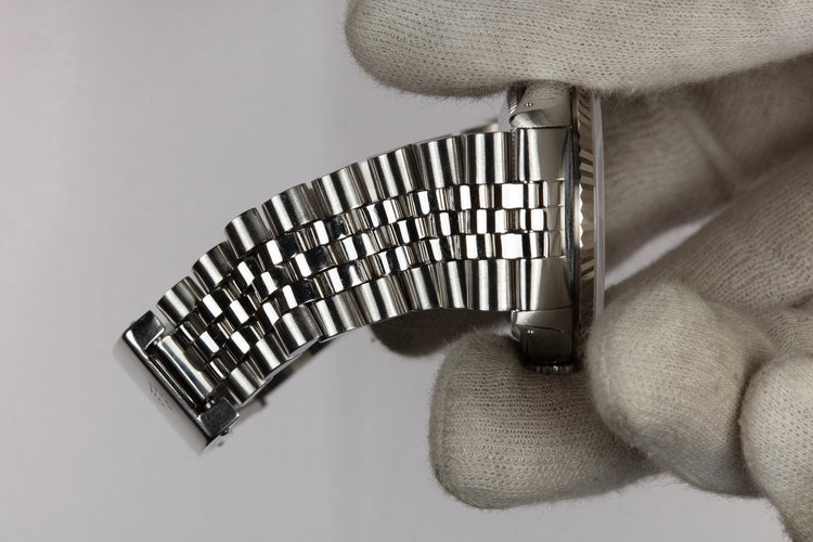 1988 Rolex DateJust 16234 Silver Linen Dial