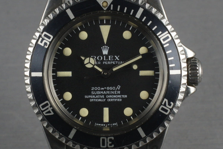 Rolex Submariner 5512 Meters First