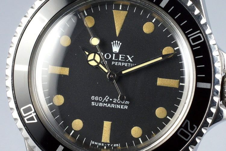 1978 Rolex Submariner 5513 with Serif Dial