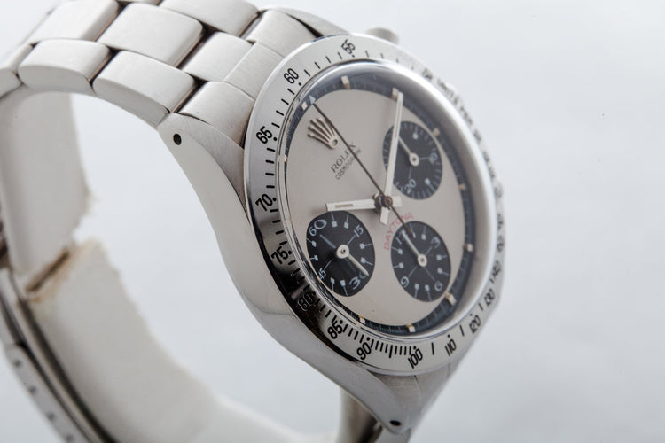 1970 Rolex Daytona 6262 with White Paul Newman Dial and Papers