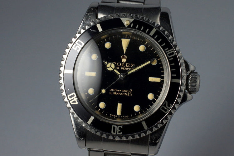 1965 Rolex Submariner 5513 with Glossy Gilt Dial