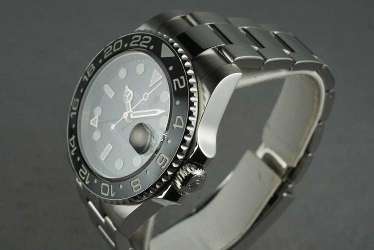 2011 Rolex 116710 GMT-Master II with Box and Papers