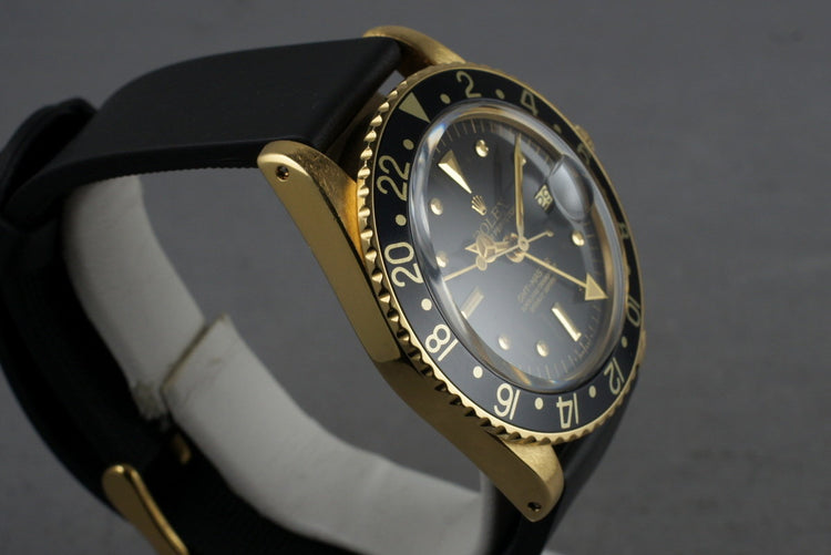1978 Rolex 18K GMT-Master 1675 with RSC Papers