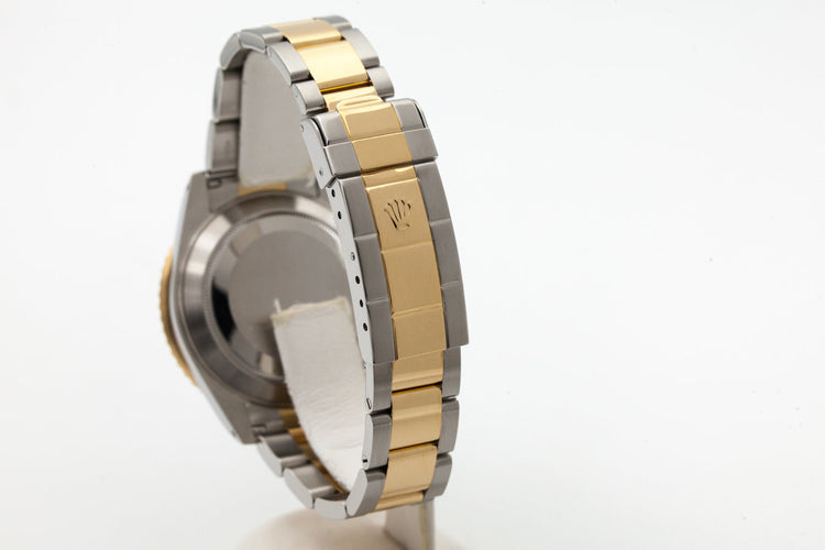 2000 Rolex Two Tone Submariner 16613 with Rolex Service Papers