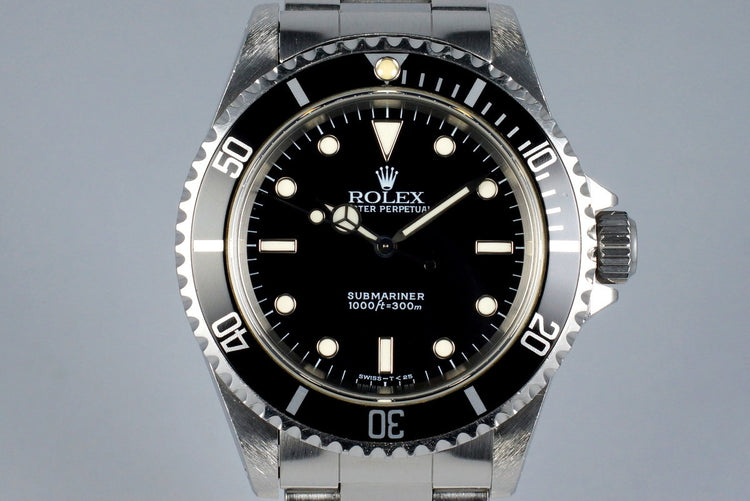 1995 Rolex Submariner 14060 with Box and Papers