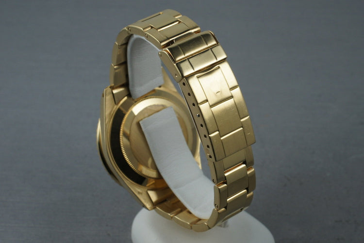 1980 Rolex 18K Submariner 16808 with RSC Papers