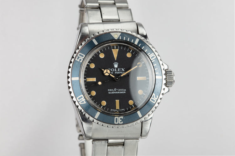 1973 Rolex Submariner 5513 Serif Dial