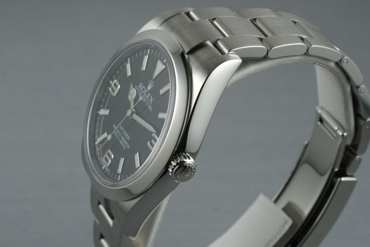 2012 Rolex Explorer 214270 with Box and Papers