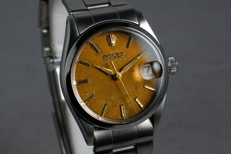 1960 Rolex OysterDate 6466 Tropical Dial