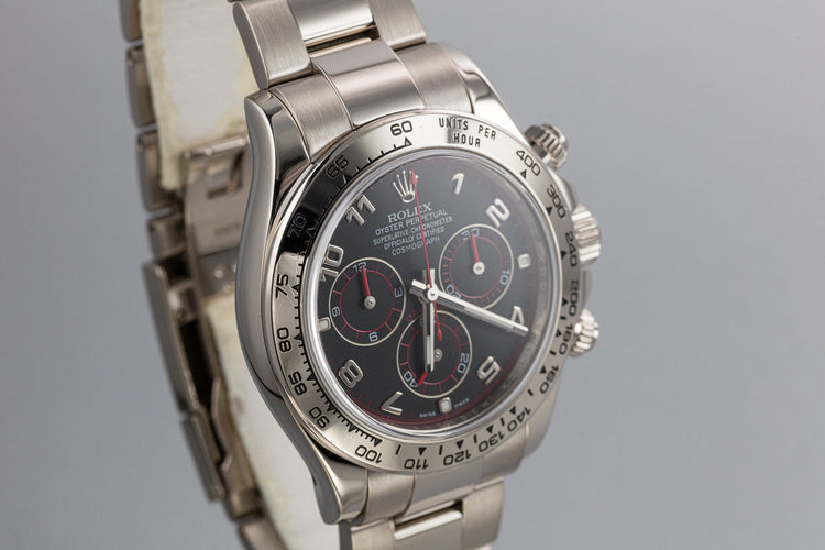 2007 Rolex 18K WG Daytona Black Dial with Box