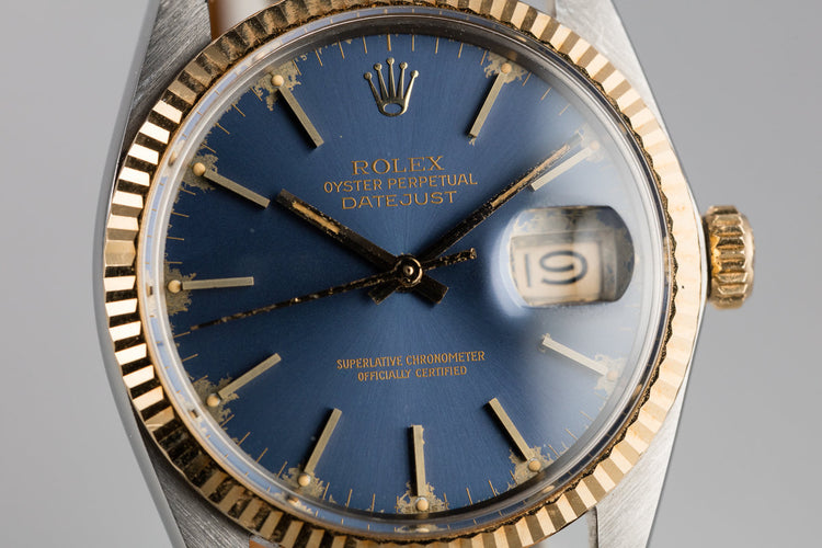 1984 Rolex Two-Tone DateJust 16013 Blue Dial