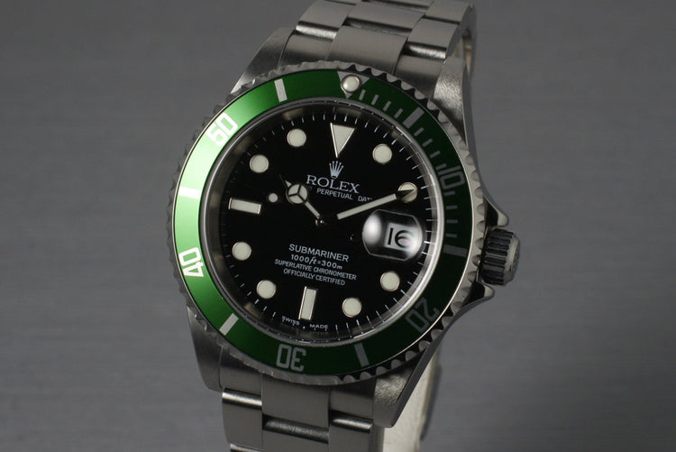 2005 Rolex Submariner 16610V with Box and Papers