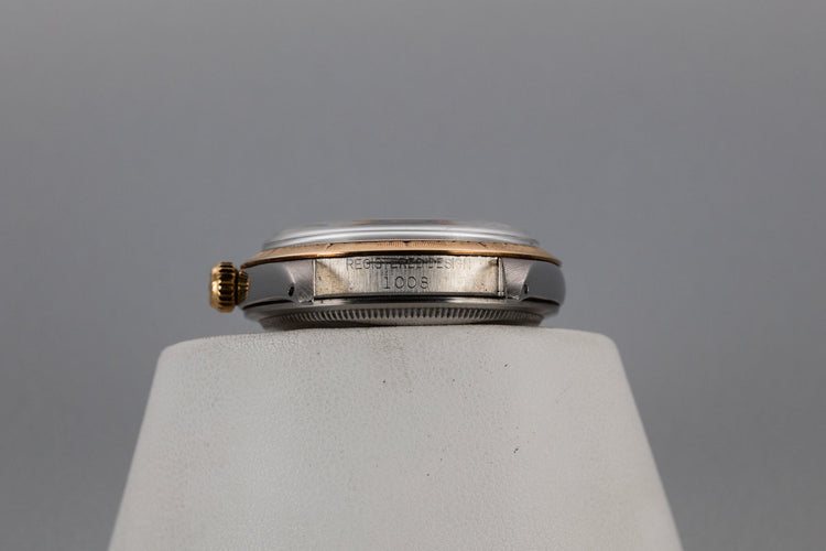 1967 Rolex Two Tone Oyster Perpetual 1008 Silver Zephyr Dial