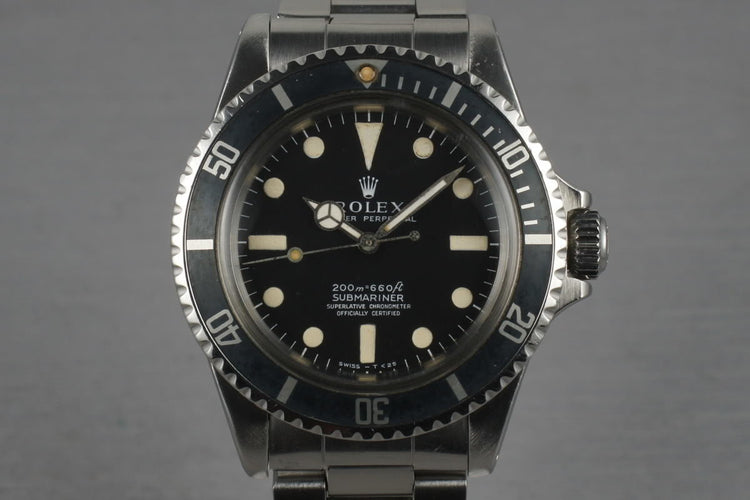 Rolex Submariner 5512 with Meters First
