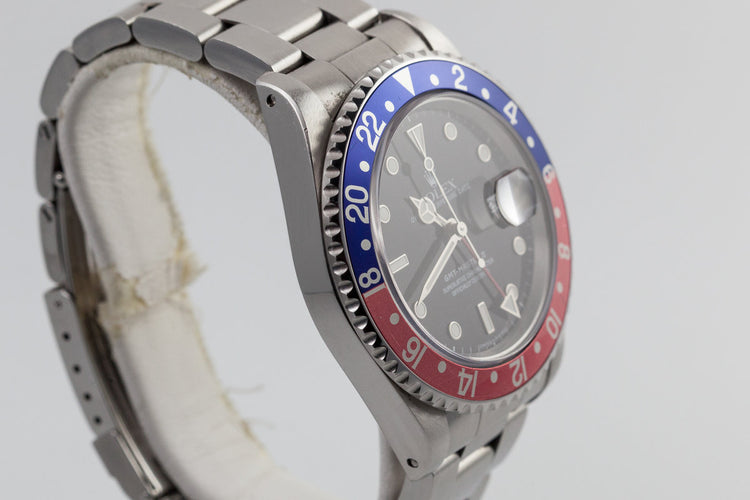1998 Rolex GMT II 16710 with Faded Pepsi Insert