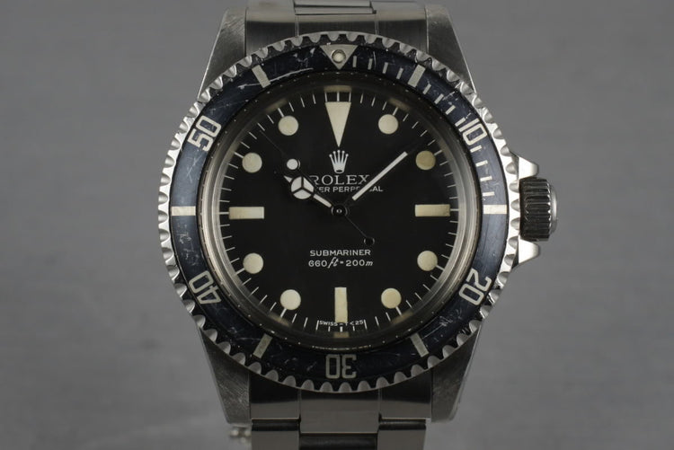 Rolex Submariner 5513 with Maxi Mark 3 dial