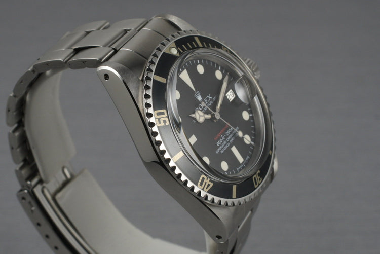 1971 Rolex Red Submariner 1680 with Mark 5 Dial