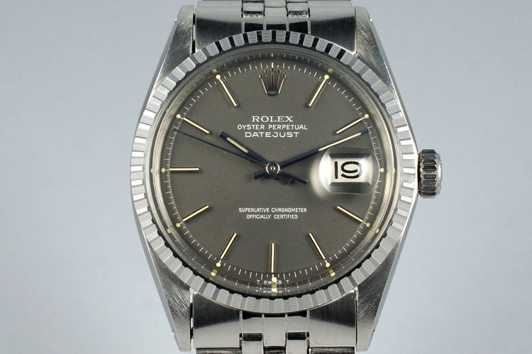 1970 Rolex DateJust 1603 Gray Dial