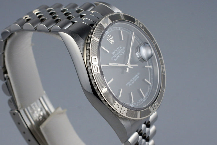 2003 Rolex DateJust 16264 Thunderbird with Box and Papers