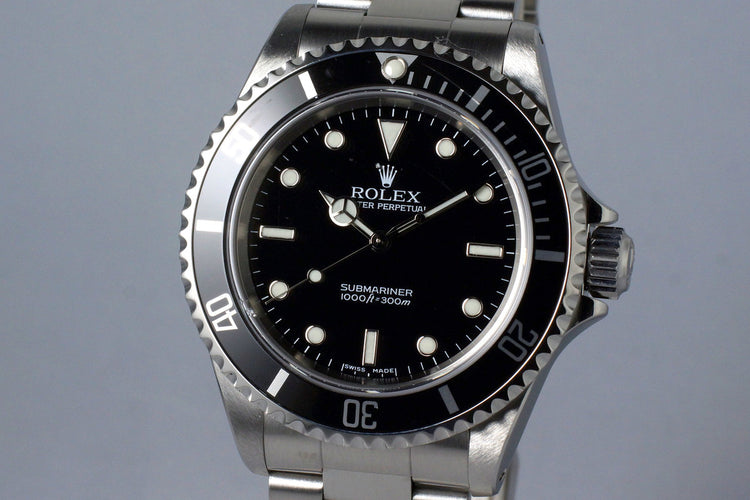 2005 Rolex Submariner 14060M with Box and Papers