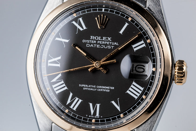 1977 Rolex Two Tone Datejust 1600 with Papers