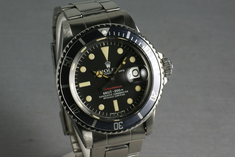 Rolex Submariner 1680 Red Sub
