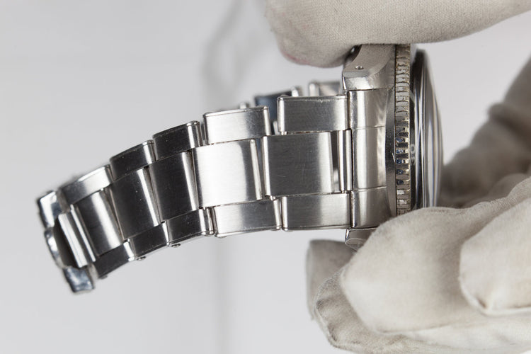 1954 Rolex Submariner Big Crown 6200 with Tropical Explorer 3, 6, 9 Dial and Big Logo Bracelet