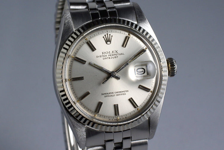 1973 Rolex DateJust 1601 Silver Sigma Dial