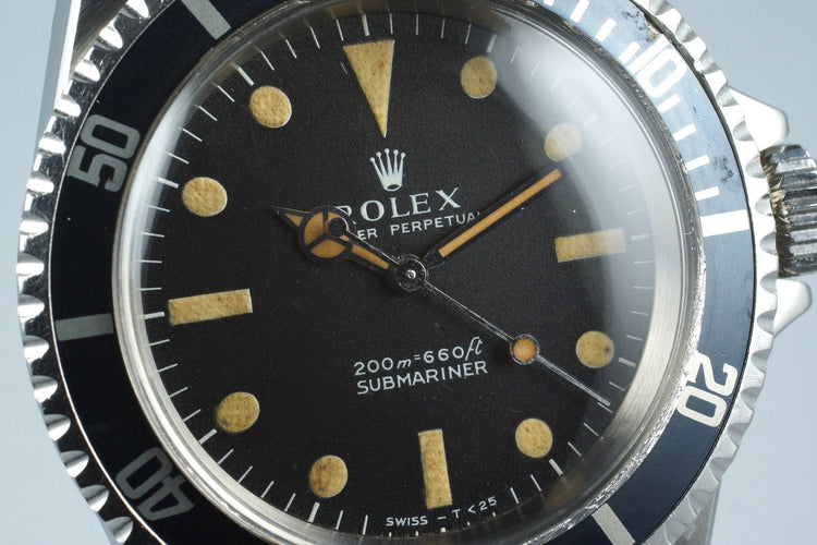 1968 Rolex Submariner 5513 Meters First