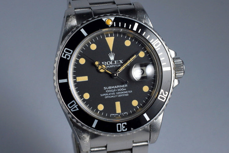 1981 Rolex Submariner 16800 Matte Dial