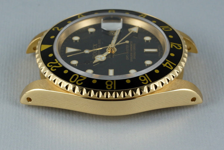 1994 Rolex YG GMT II 16718 with Box and Papers