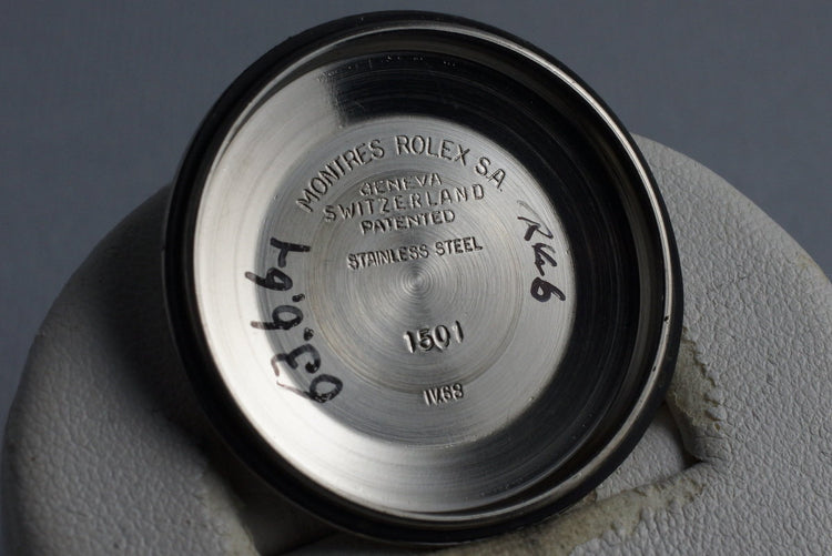 1968 Rolex Date 1501 Silver Dial