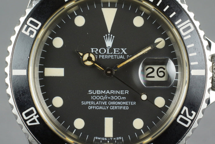 1981 Rolex Submariner 16800