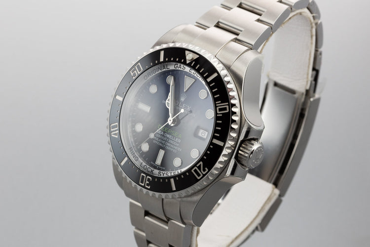 2015 Mint Rolex DeepSea Sea-Dweller 116660 Previously Owned by Reggie Jackson with Box and Papers
