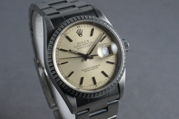 1993 Rolex DateJust 16220 with Box and Papers
