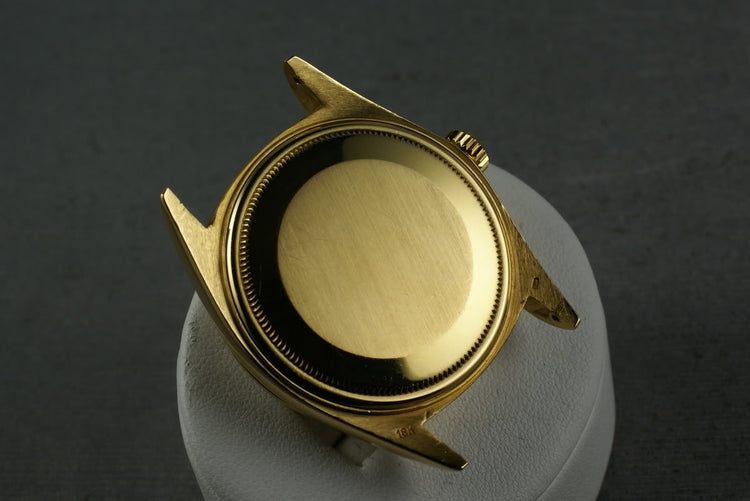 Rolex Datejust 1601 18K with slate gray dial and 18 bracelet