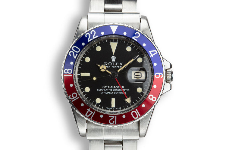 1968 Rolex GMT-Master 1675 Pepsi