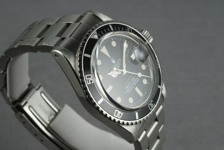1971 Rolex Red Submariner 1680 Mark V