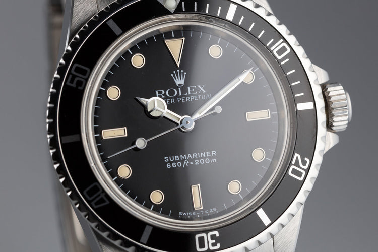 1979 Rolex Submariner 5513 with Service Dial and Hands