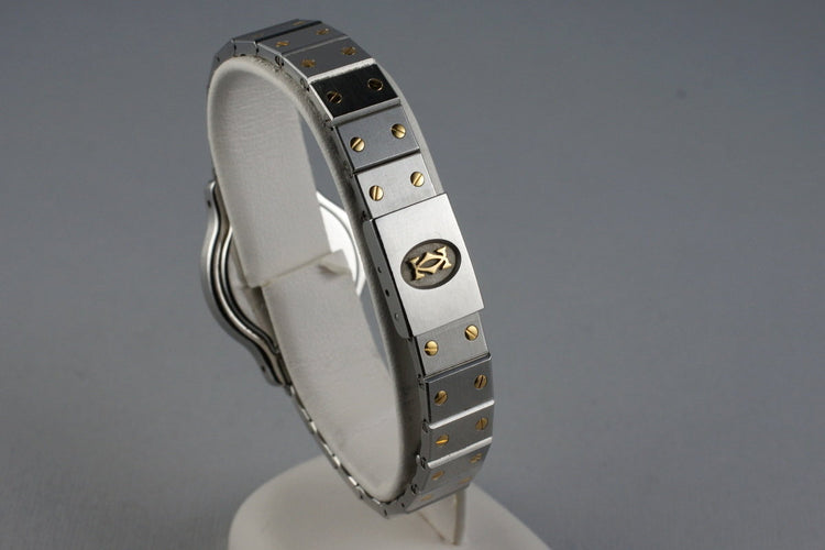 Cartier Ladies Quartz Two Tone Santos Octagon 187903