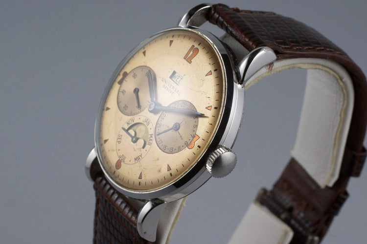 1940’s Universal Geneve Calendar Moonphase 21312
