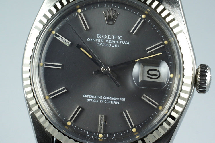 1972 Rolex DateJust 1601 Gray Sigma Dial